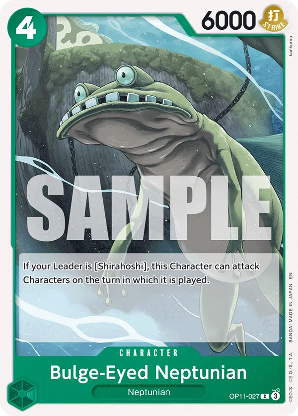 OP11-027 - Bulge-Eyed Neptunian - Character - Common