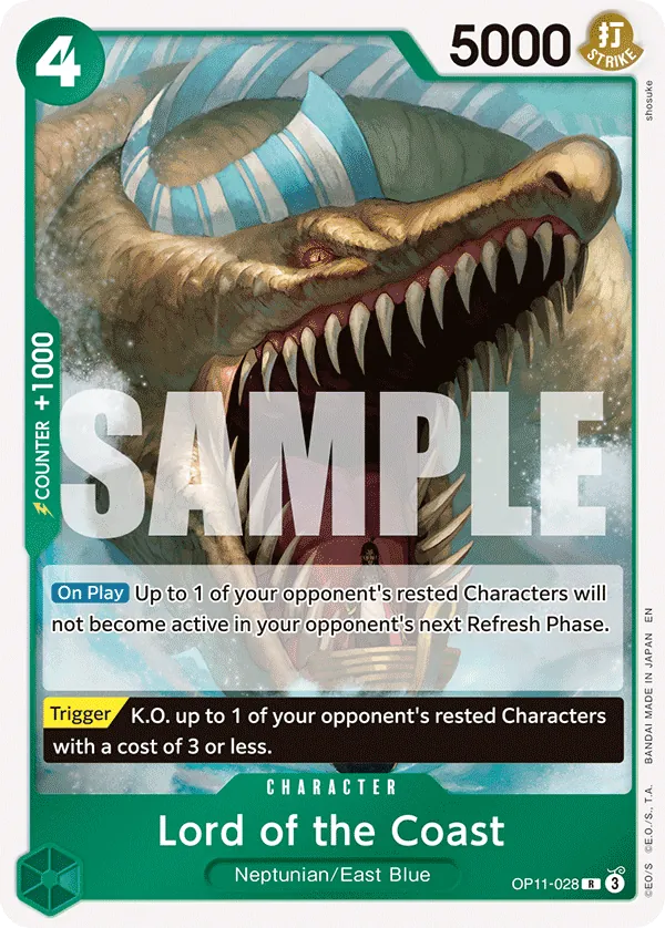 OP11-028 - Lord of the Coast - Character - Rare