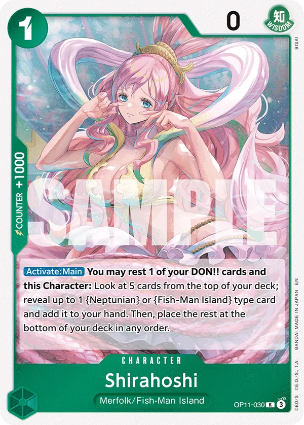 OP11-030 - Shirahoshi - Character - Rare