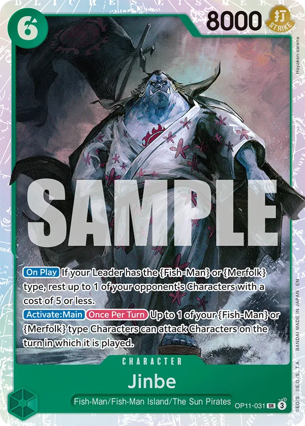 OP11-031 - Jinbe - Character - Super Rare