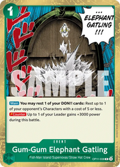OP11-038 - Gum-Gum Elephant Gatling - Event - Rare
