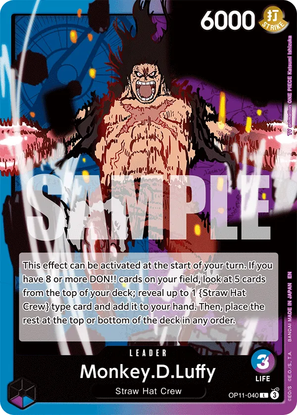 OP11-040 - Monkey.D.Luffy - Leader - Leader