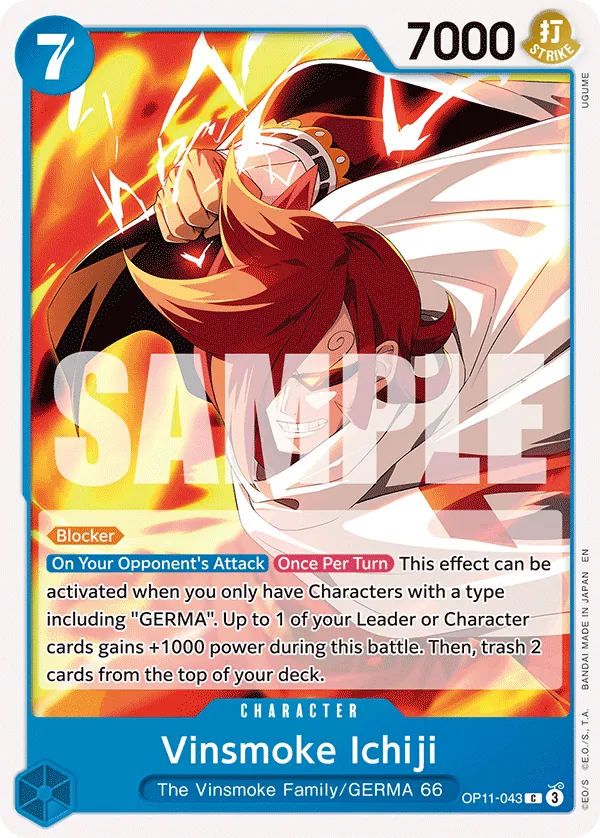 OP11-043 - Vinsmoke Ichiji - Character - Common