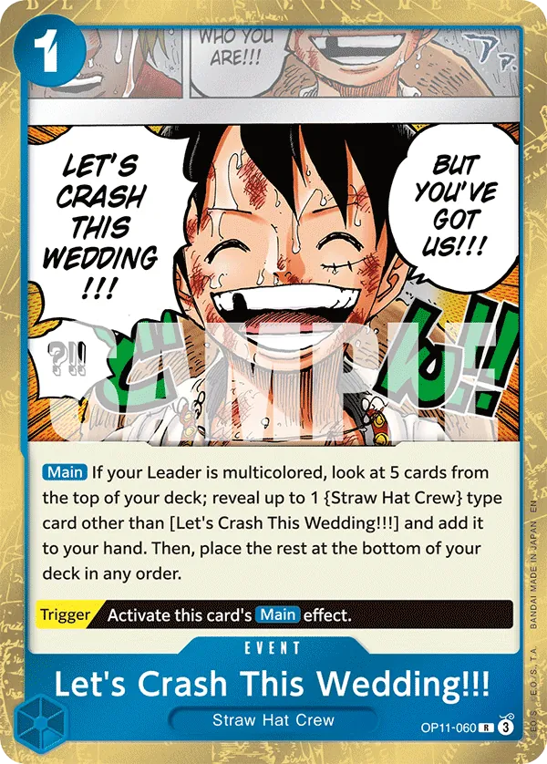 OP11-060 - Let's Crash This Wedding!!! - Event - Rare