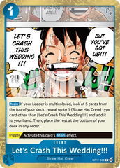 OP11-060 - Let's Crash This Wedding!!! - Event - Rare