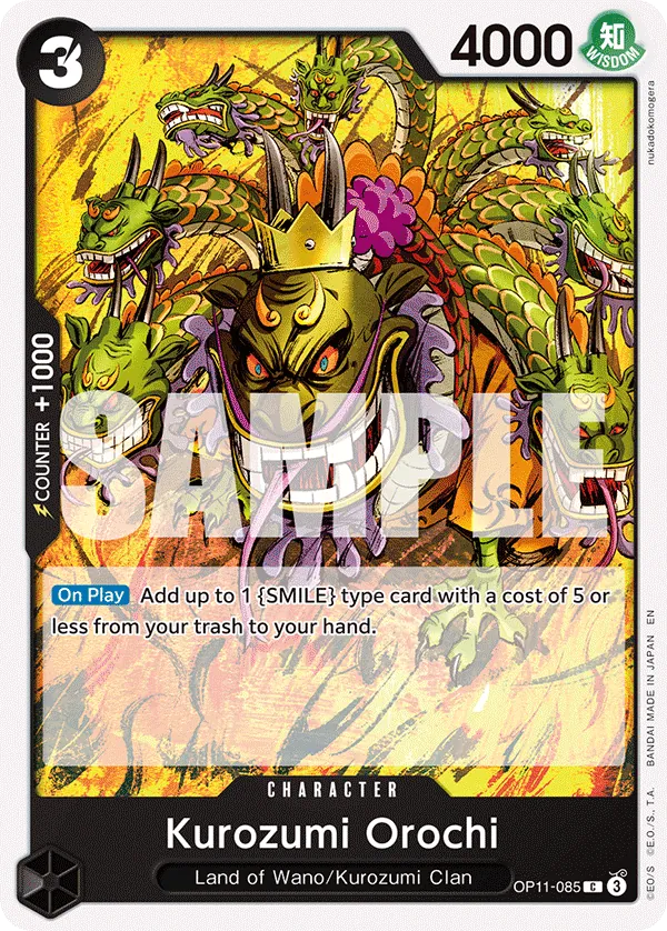OP11-085 - Kurozumi Orochi - Character - Common