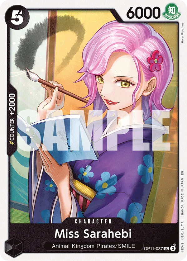 OP11-087 - Miss Sarahebi - Character - Uncommon