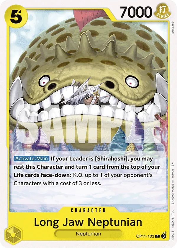 OP11-103 - Long-Jaw Neptunian - Character - Common