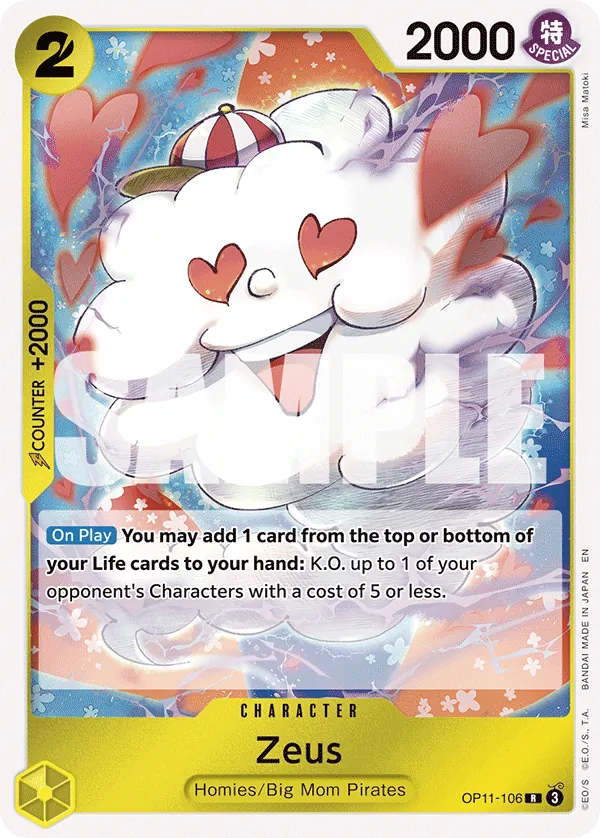 OP11-106 - Zeus - Character - Rare