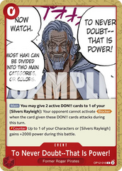OP12-016 - To Never Doubt--That Is Power! - Event - Common