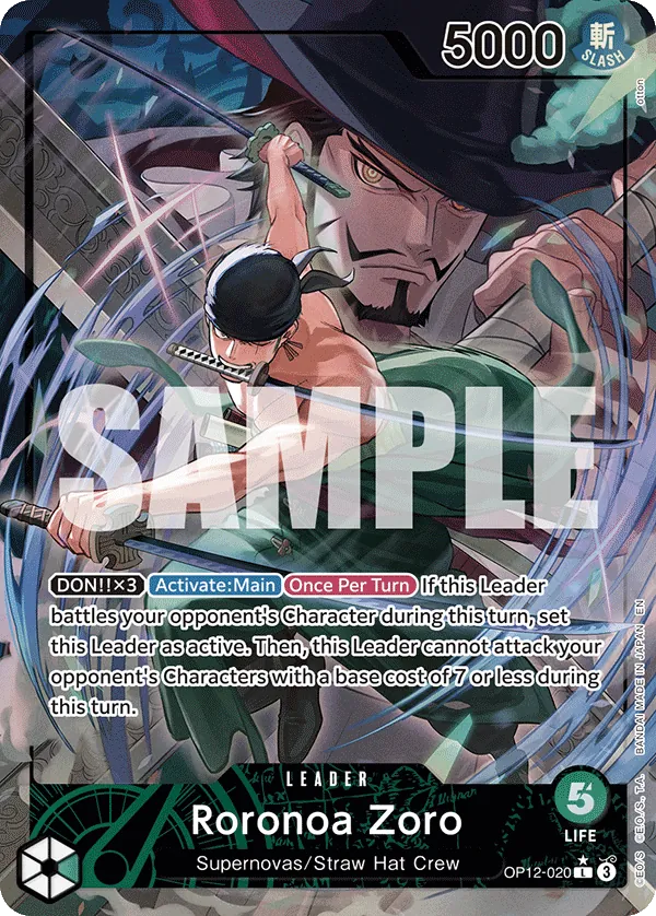 OP12-020 - Roronoa Zoro - Leader -