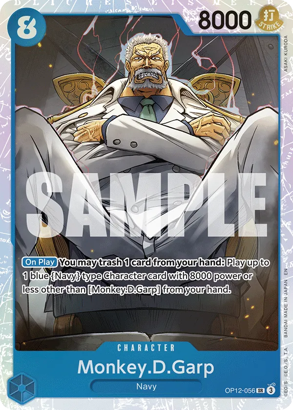 OP12-056 - Monkey.D.Garp - Character - Super Rare