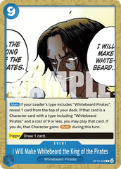 OP12-058 - I Will Make Whitebeard the King of the Pirates - Event - Common