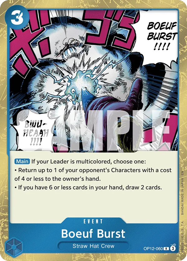OP12-060 - Boeuf Burst - Event - Rare