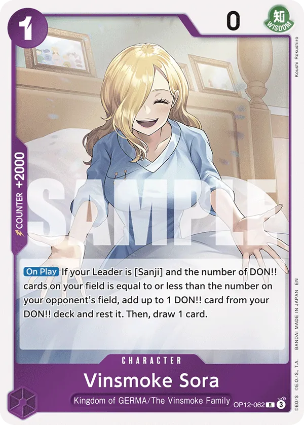 OP12-062 - Vinsmoke Sora - Character - Rare