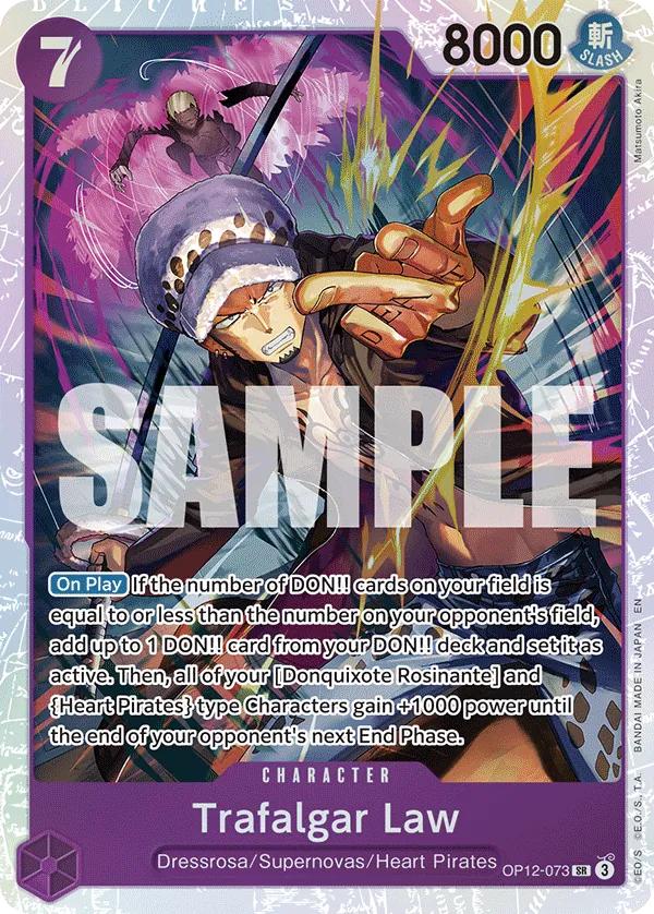 OP12-073 - Trafalgar Law - Character - Super Rare