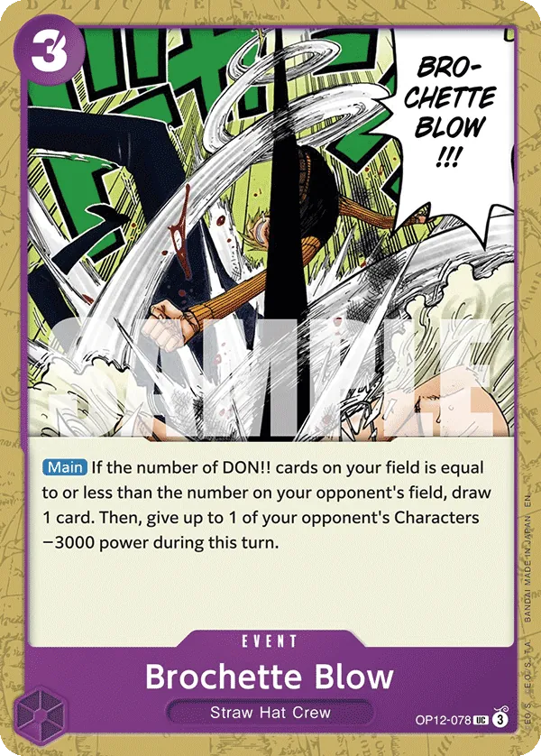 OP12-078 - Brochette Blow - Event - Uncommon