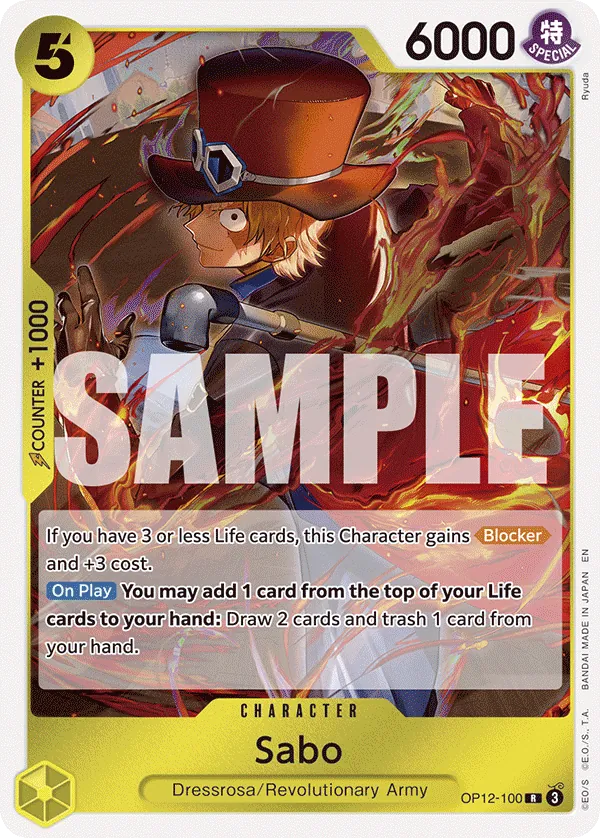 OP12-100 - Sabo - Character - Rare
