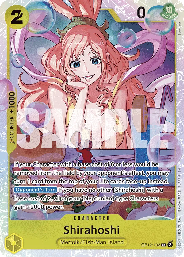 OP12-102 - Shirahoshi - Character - Super Rare
