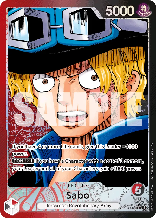 OP13-004 - Sabo - Leader -