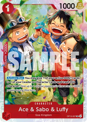OP13-007 - Ace & Sabo & Luffy - Character - Super Rare