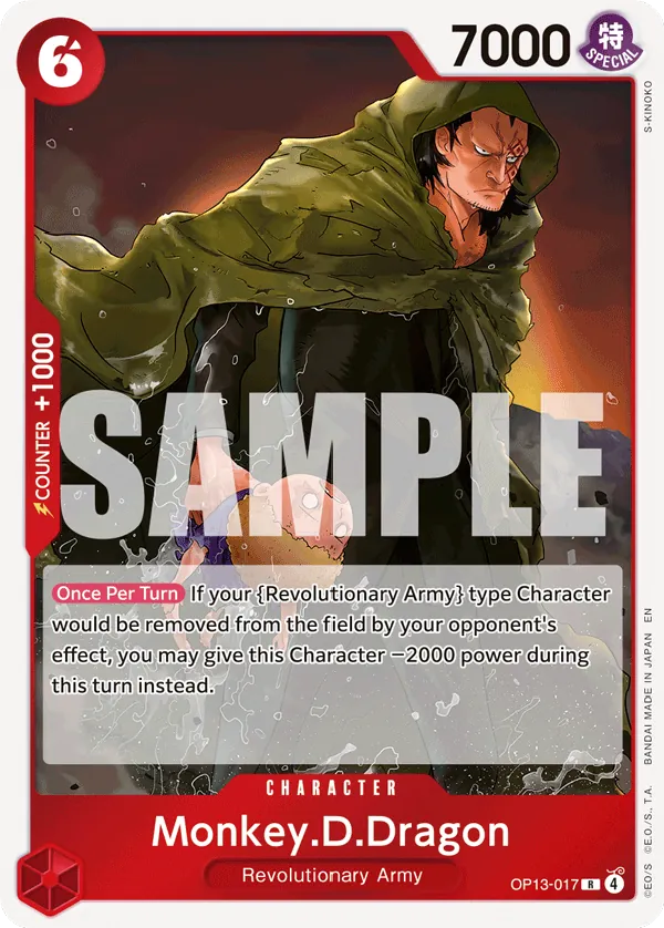 OP13-017 - Monkey.D.Dragon - Character - Rare