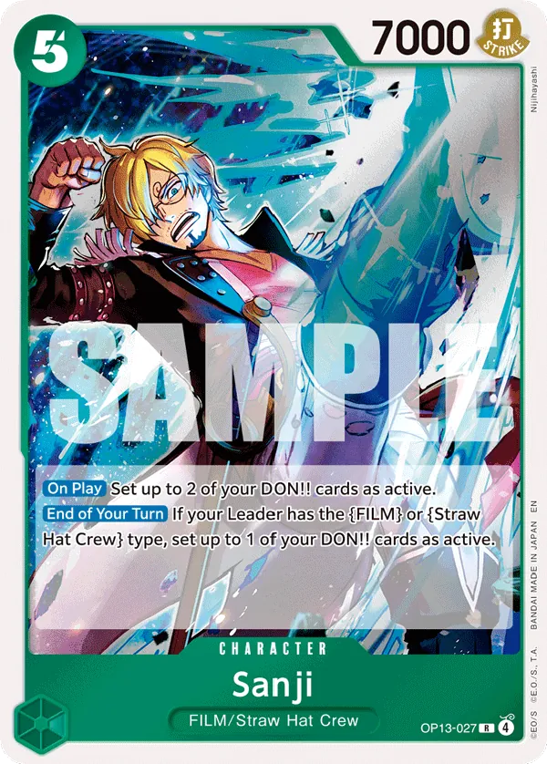 OP13-027 - Sanji - Character - Rare