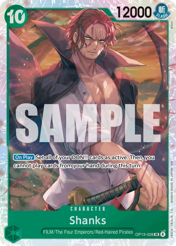 OP13-028 - Shanks - Character - Super Rare