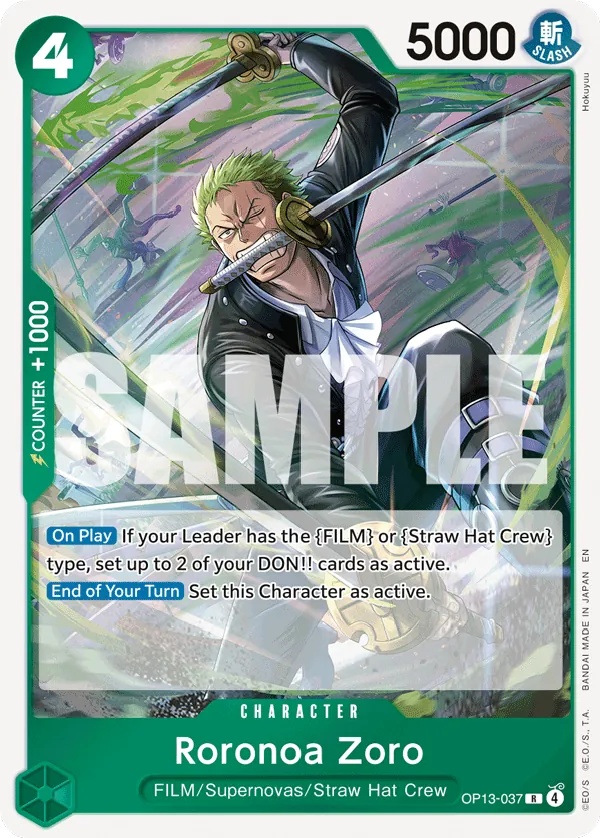 OP13-037 - Roronoa Zoro - Character - Rare