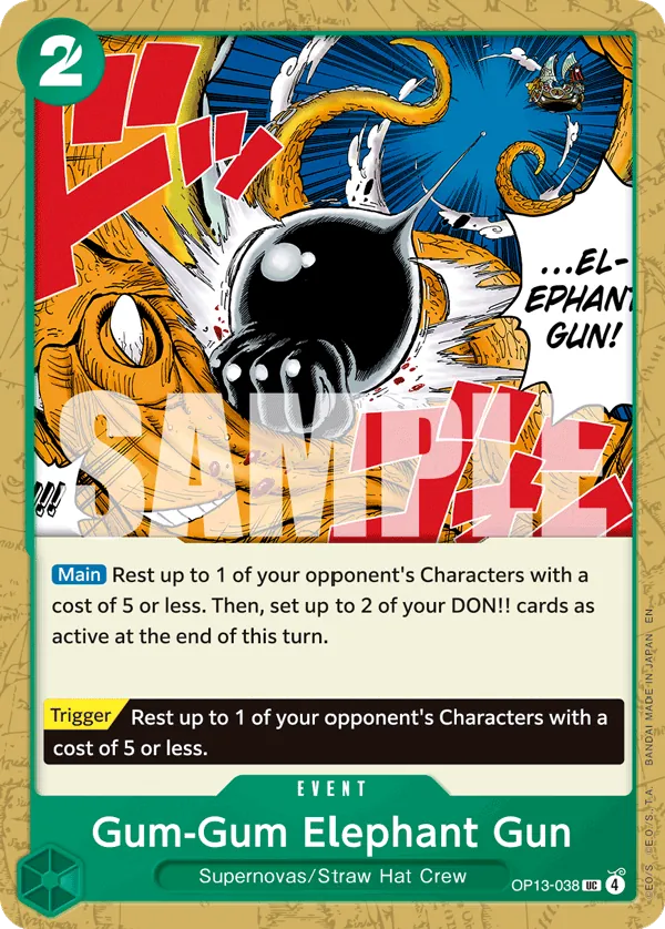 OP13-038 - Gum-Gum Elephant Gun - Event - Uncommon