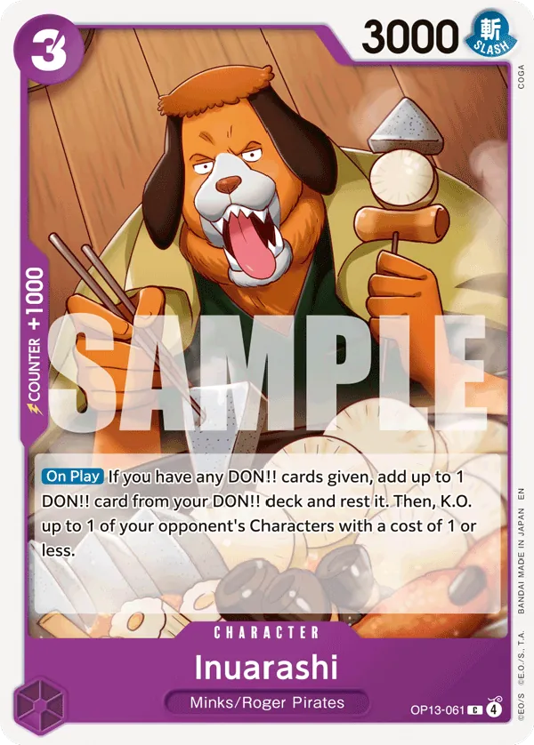 OP13-061 - Inuarashi - Character - Common