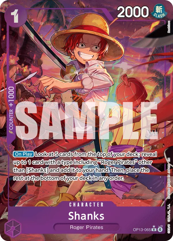 OP13-065 - Shanks - Character -