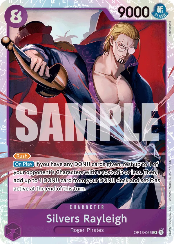 OP13-066 - Silvers Rayleigh - Character - Super Rare