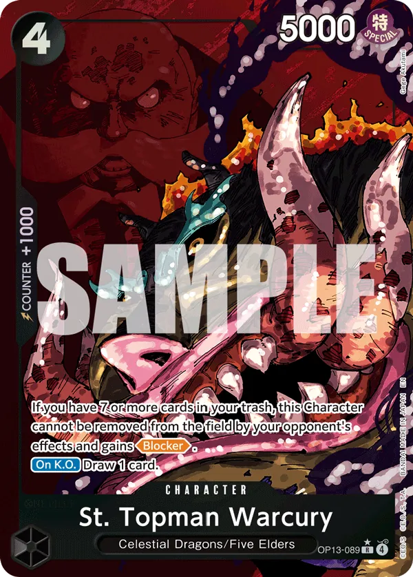OP13-089 - St. Topman Warcury - Character -