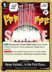 OP13-098 - Never Existed... in the First Place... - Event - Uncommon