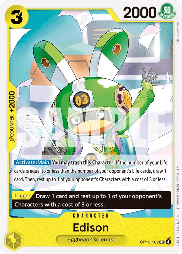 OP13-102 - Edison - Character - Uncommon