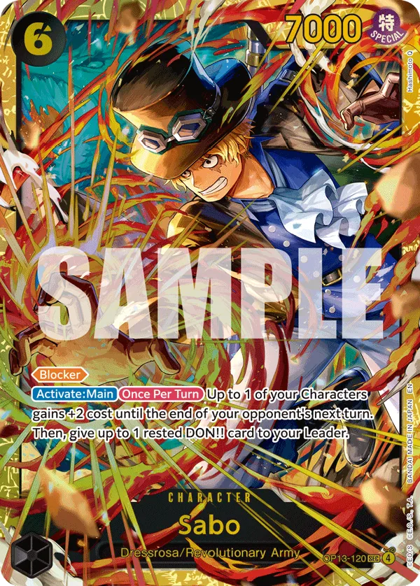 OP13-120 - Sabo - Character - Secret Rare