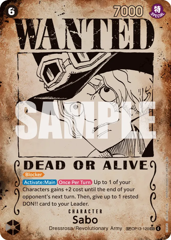OP13-120 - Sabo - Character - Special Card
