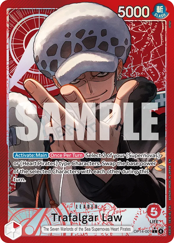 OP14-001 - Trafalgar Law - Leader - AA