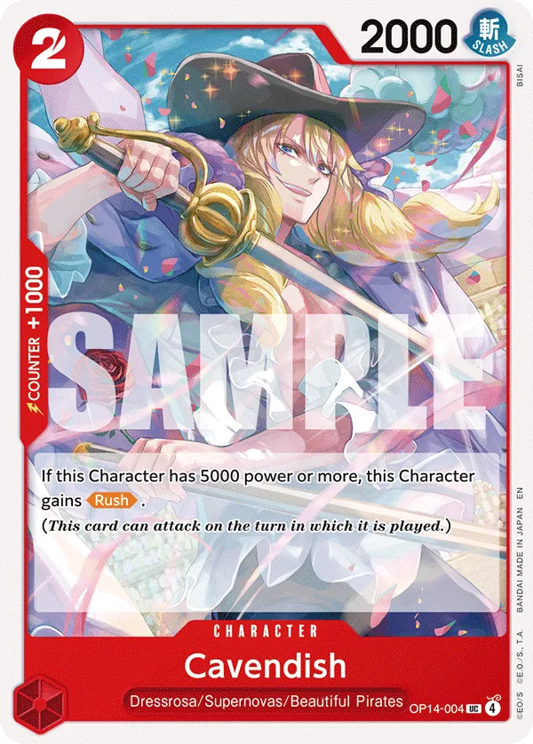 OP14-004 - Cavendish - Character - Uncommon