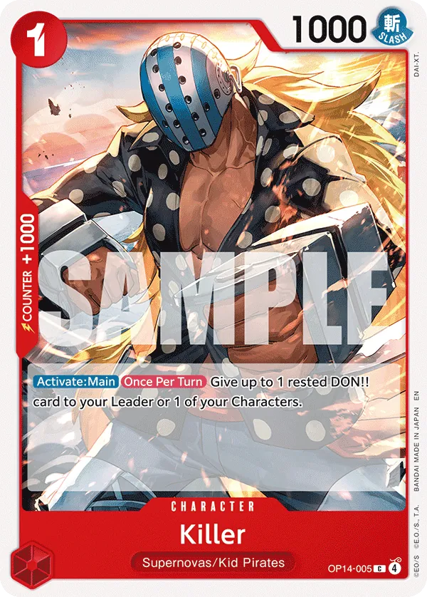 OP14-005 - Killer - Character - Common