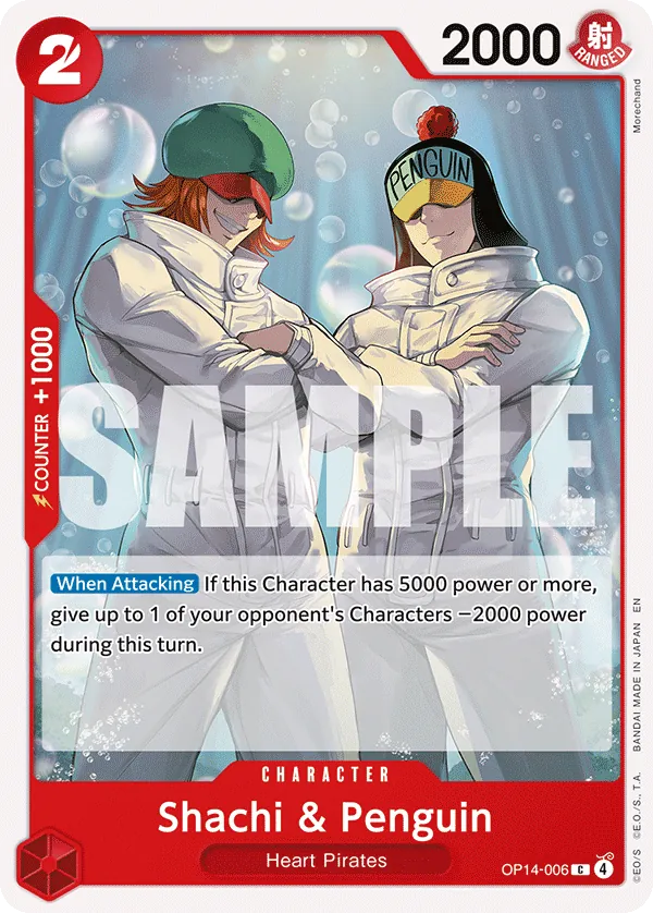 OP14-006 - Shachi & Penguin - Character - Common