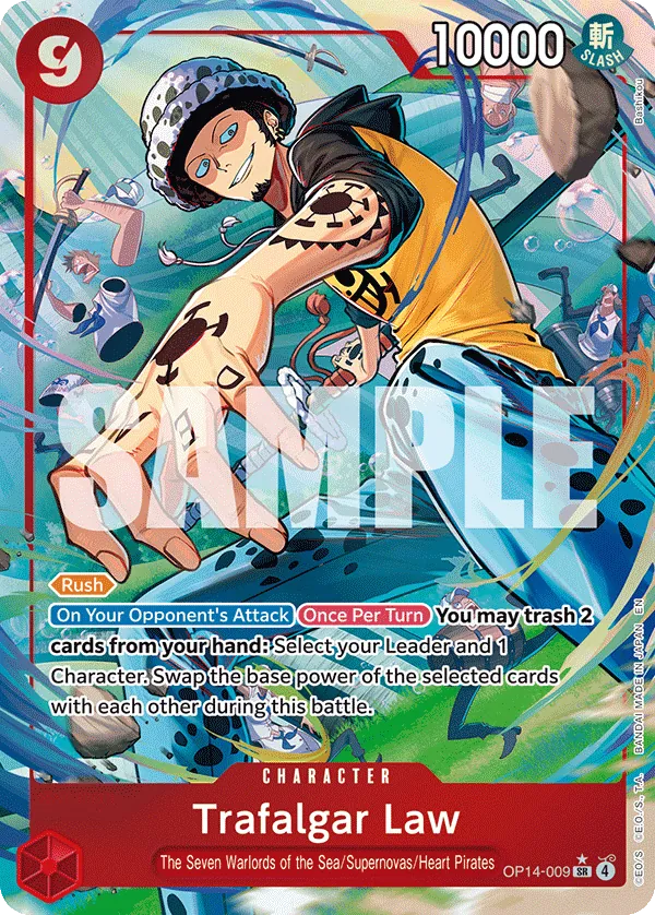 OP14-009 - Trafalgar Law - Character - AA -
