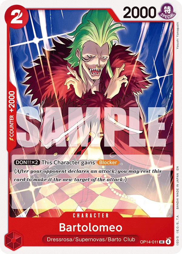 OP14-011 - Bartolomeo - Character - Uncommon