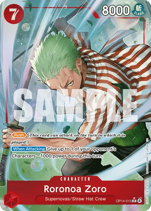 OP14-015 - Roronoa Zoro - Character - AA -