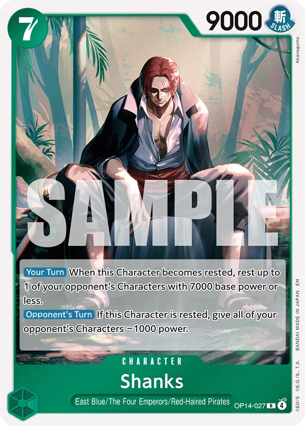 OP14-027 - Shanks - Character - Rare