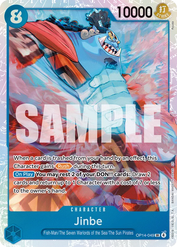 OP14-049 - Jinbe - Character - Super Rare -