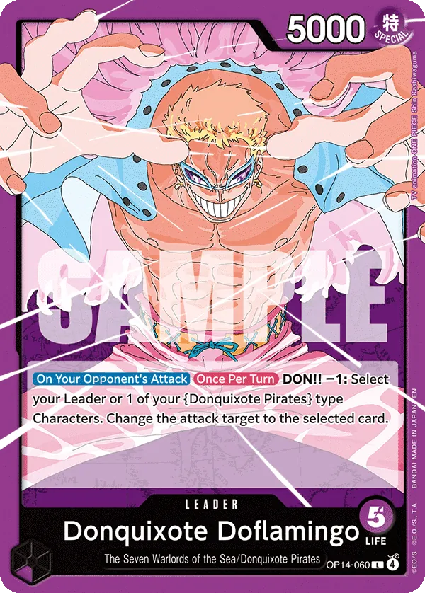 OP14-060 - Donquixote Doflamingo - Leader - Leader -