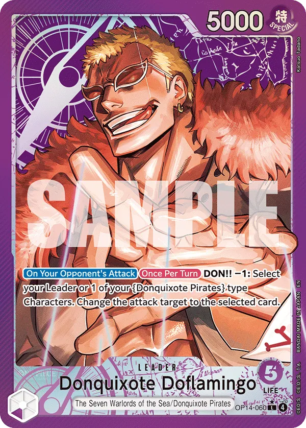 OP14-060 - Donquixote Doflamingo - Leader - AA