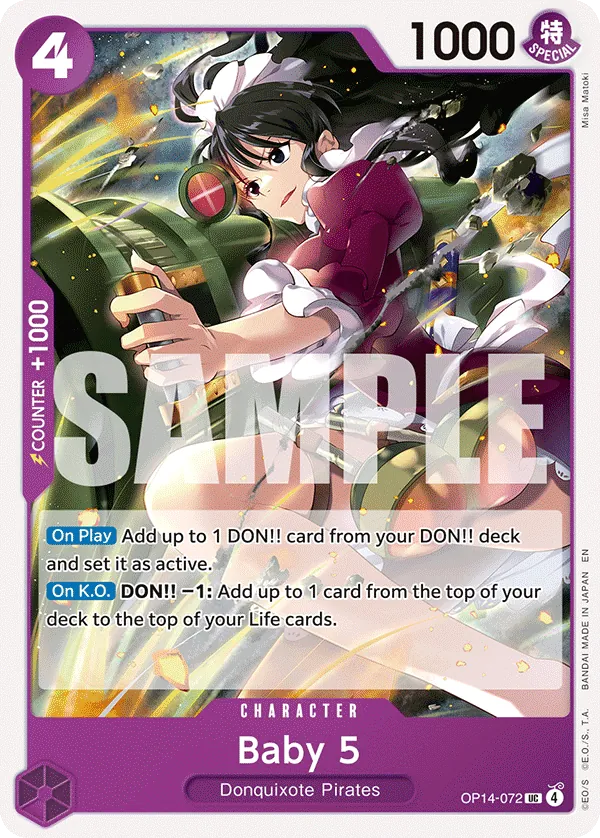 OP14-072 - Baby 5 - Character - Uncommon -